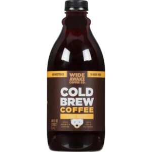 Wide Awake Coffee Co. Unsweetened Light Roast Cold Brew Coffee 48 fl oz