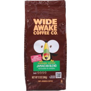 Wide Awake Coffee Co. Ground Bold Jamaican Blend Coffee 12 oz