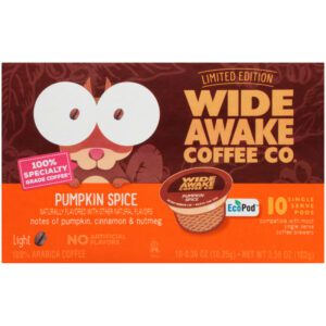 Light Roast Pumpkin Spice 100% Arabica Coffee Single Serve Pods