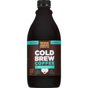 Wide Awake Coffee Co. Unsweetened Medium Roast Cold Brew Coffee 48 fl oz