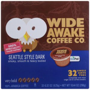 Very Bold Roast Seattle Style Dark 100% Arabica Coffee Single Serve Pods