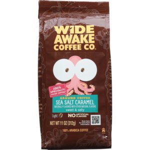 Wide Awake Coffee Co. Ground Light Sea Salt Caramel Coffee 11 oz