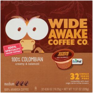 Medium Roast 100% Colombian 100% Arabica Coffee Single Serve Pods