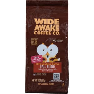 Wide Awake Coffee Co. Dark 100% Arabica Fall Blend Coffee 10 oz