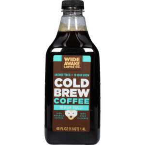 Wide Awake Coffee Co. Medium Roast Unsweetened Cold Brew Coffee 48 fl oz
