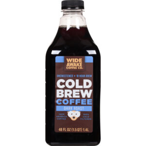 Wide Awake Coffee Co. Dark Roast Cold Brew Unsweetened Coffee 48 fl oz