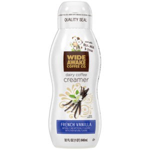 Wide Awake Coffee Co. French Vanilla Dairy Coffee Creamer 32 fl oz