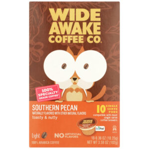 Light Roast Southern Pecan 100% Arabica Coffee Single Serve Pods